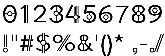 HFMomentum Font Alte caractere