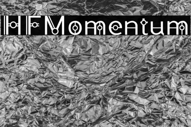 HFMomentum Font examples