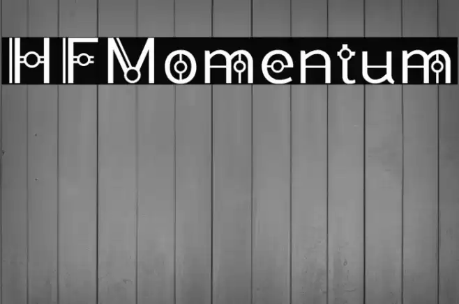 HFMomentum Font examples