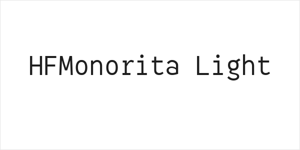 HFMonorita Light Logo