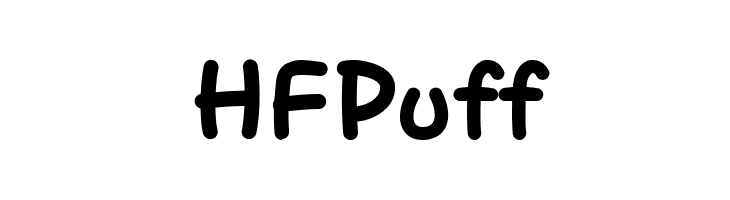 HFPuff  Frei Schriftart Herunterladen