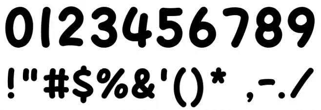 HFPuff Font OTHER CHARS