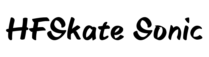HFSkate Sonic  Free Fonts Download
