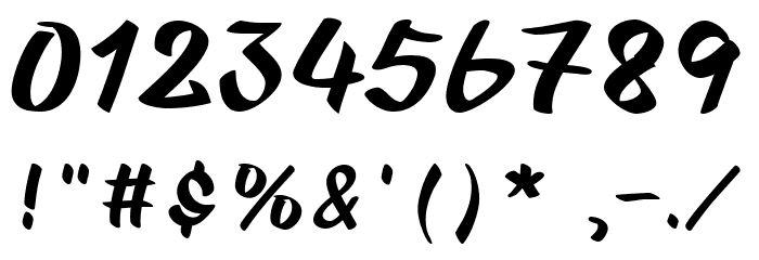 HFSkate Sonic Font OTHER CHARS