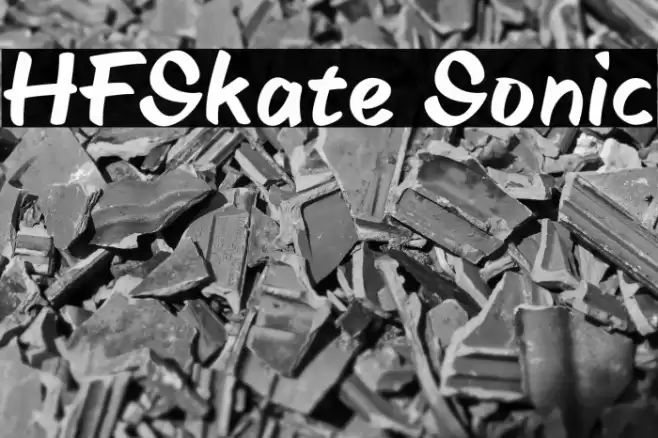 HFSkate Sonic Font examples
