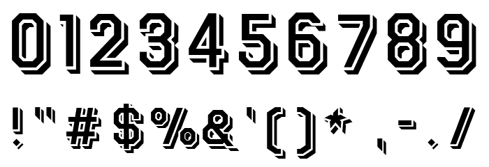 HFUniversity Font OTHER CHARS