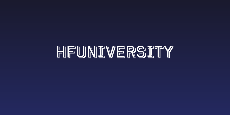 HFUniversity Social Header