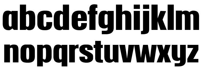 HFWhale Font LOWERCASE
