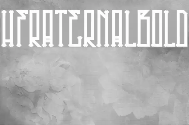 HFraternal-Bold Font examples