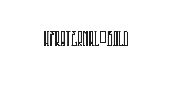 HFraternal-Bold Logo