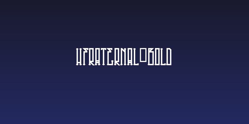 HFraternal-Bold Social Header
