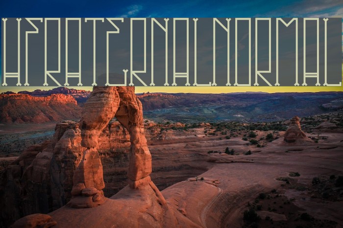 HFraternal-Normal Font examples