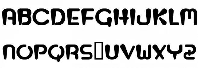 HGL OrangeLigh Schriftart Groß