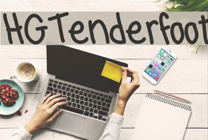 HGTenderfoot Font examples