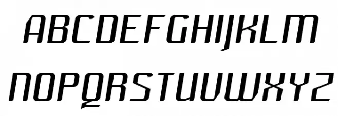 Hhenum Italic Шрифта ВЕРХНИЙ