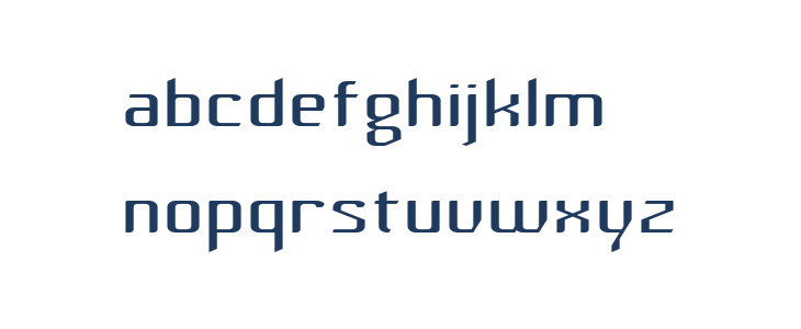 Hhenum Regular Lowercase