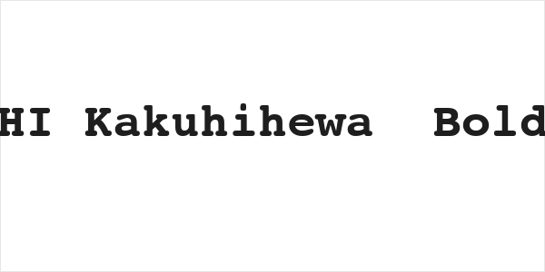 HI Kakuhihewa  Bold Logo