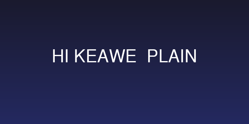 HI Keawe  Plain Social Header