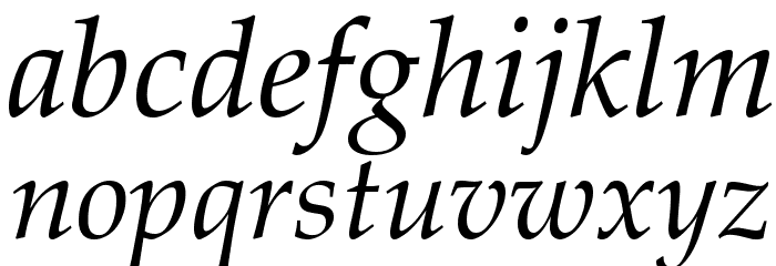 HI Piilani Italic Font LOWERCASE