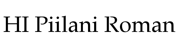 hi piilani roman 下載hi piilani roman商業 字體palatino small