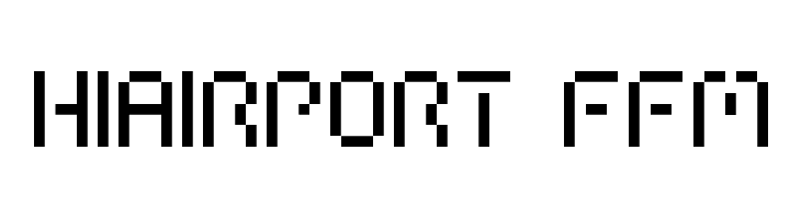 HIAIRPORT FFM  Descarca Fonturi Gratis