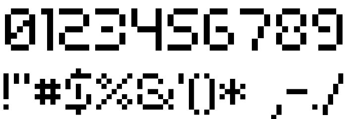HIAIRPORT FFMCOND Font OTHER CHARS