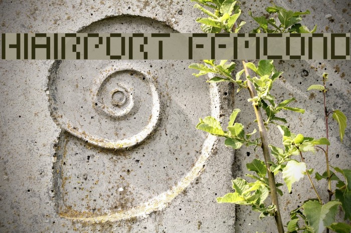 HIAIRPORT FFMCOND Font examples