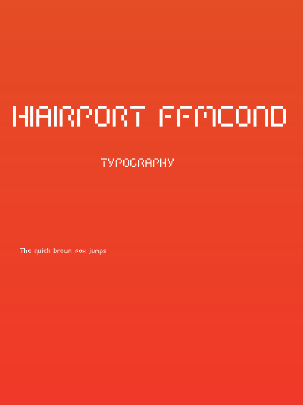 HIAIRPORT FFMCOND Poster