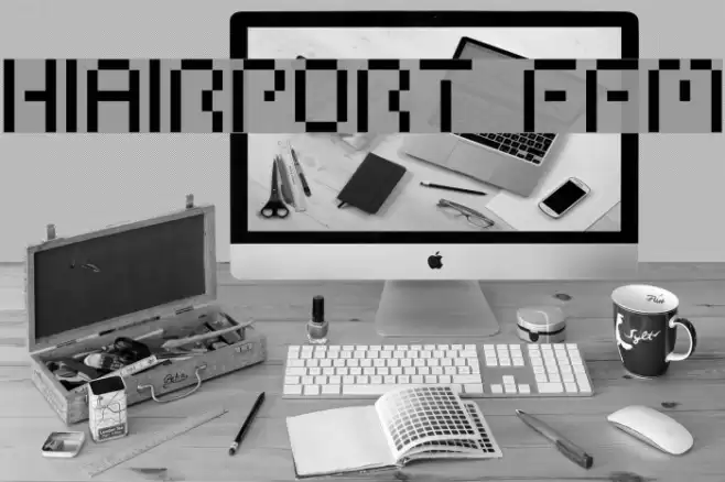 HIAIRPORT FFM Шрифта examples