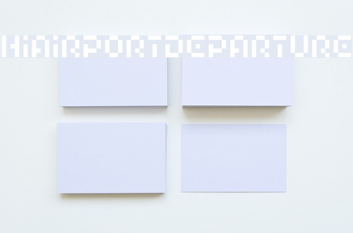 HIAIRPORTDEPARTURE Font examples