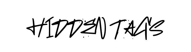 HIDDEN TAGS Free Fonts Download