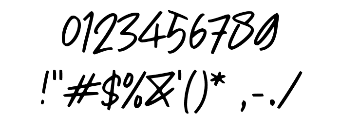 HIDDEN TAGS Font OTHER CHARS