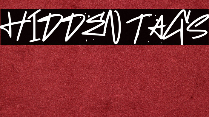 HIDDEN TAGS Example 3