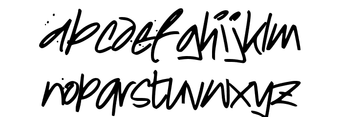HIDDEN TAGS Font LOWERCASE