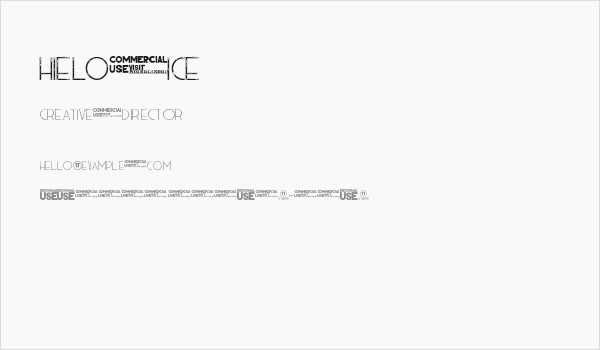 HIELO ice Business Card