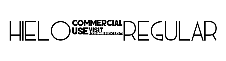 HIELO regular Font