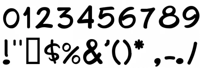 HIGH FONT II B YOUBYC_FONTunik Font Alte caractere