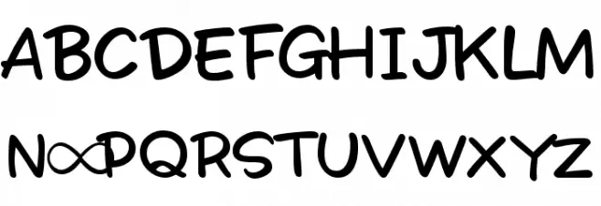 HIGH FONT II B YOUBYC_FONTunik Schriftart Groß