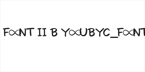 HIGH FONT II B YOUBYC_FONTunik Logo