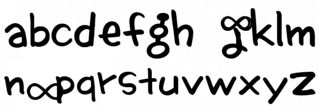 HIGH FONT II B YOUBYC_FONTunik Font Litere mici