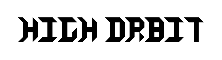 HIGH ORBIT  Descarca Fonturi Gratis