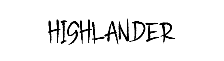 HIGHLANDER  免费字体下载