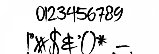 HIGHLANDER Font OTHER CHARS