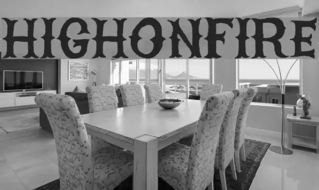 HIGHONFIRE Font examples