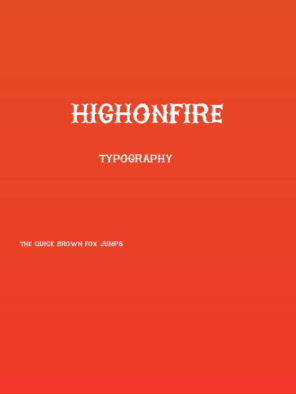 HIGHONFIRE Poster