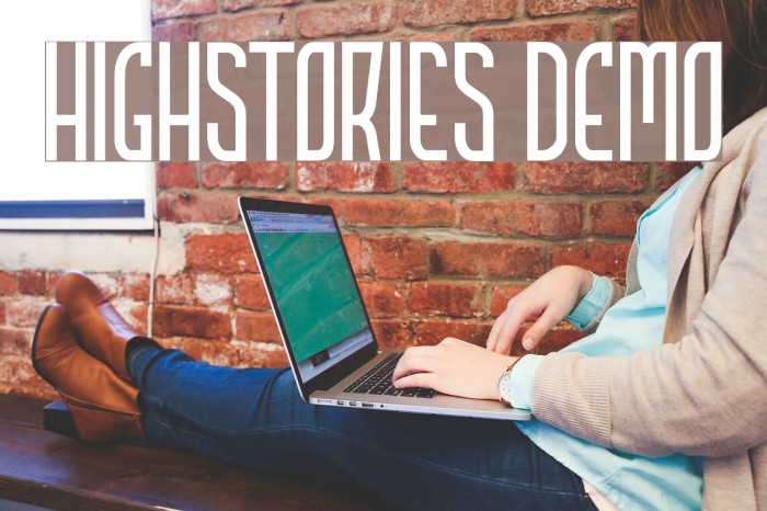 HIGHSTORIES Demo Example 2