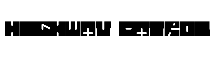 HIGHWAY PATROL  Free Fonts Download