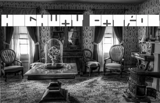 HIGHWAY PATROL Font examples