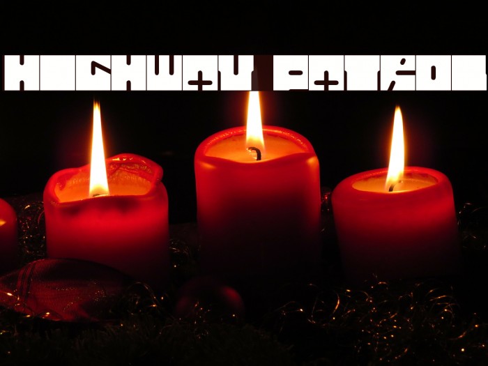 HIGHWAY PATROL Schriftart examples