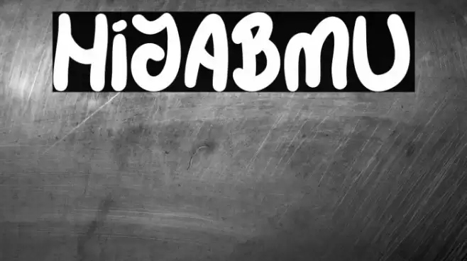 HIJABMU Font examples